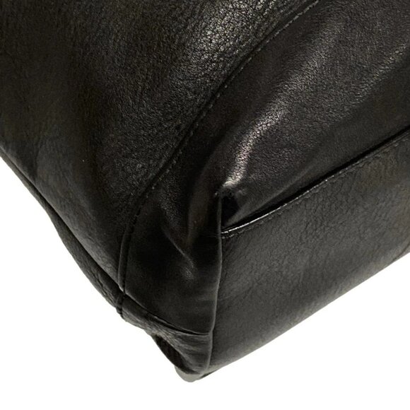 Auth BALENCIAGA Black Out City 459509 Black Leather Handbag - Picture 3 of 16